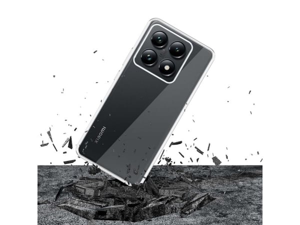 Mobil bakdeksel 3MK Xiaomi 14T Pro Klar, gjennomsiktig