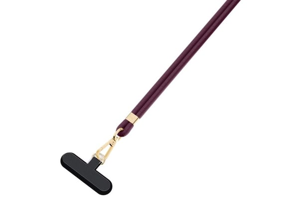 3MK mobillomme stropp - 3mk EasyClip Elite - Mulberry (gold)