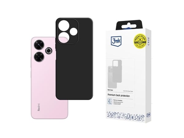 3MK Matt Case til Redmi 13R 5G/Redmi 13 4G svart/black