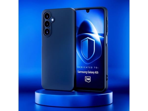 3MK Matt, Suojus, Samsung, Galaxy A16, 17 cm (6.7"), Musta