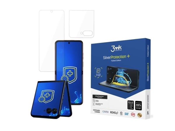 Antibakteriell beskyttelse Plėvelė 3mk SilverProtection+ Folded Edition Motorola Razr 50 Ultra