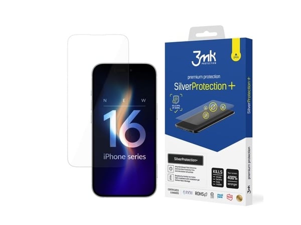 3MK 5903108589239, Apple, iPhone 16 Pro Max, Anti-bacterial, Scratch resistant, Impact resistant, 1 pc(s)
