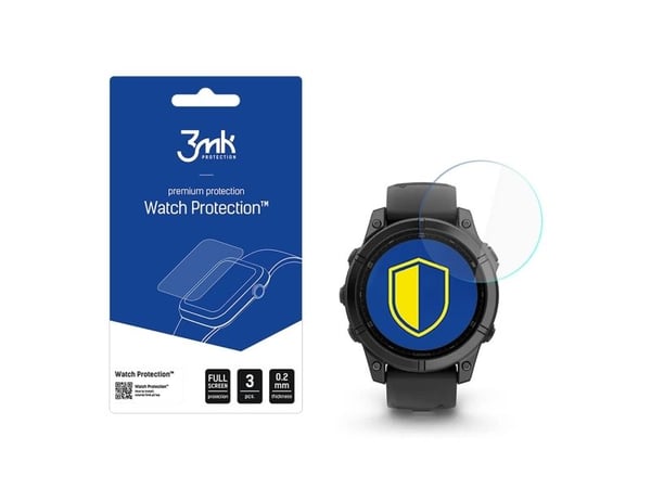 3MK Watch Protection, Watch screen protector, Garmin, Fenix E 47mm, Glass, 3 pc(s)