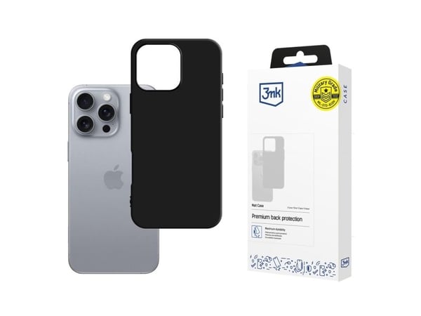 3MK Armor, Mobilskal, Apple, iPhone 16 Pro Max, 17,5 cm (6.9"), Svart
