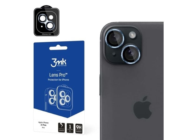 3mk Lens Protection Pro Blue Apple iPhone 15 Plus