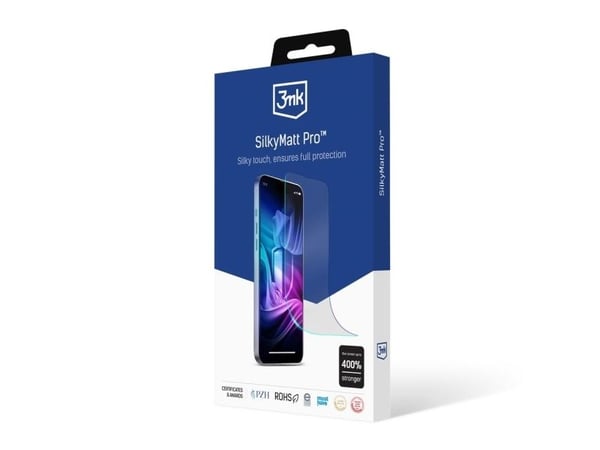 3MK Silky Matt Pro, Samsung, Galaxy S24 FE, Slagbestandig, Ripebestandig, Gjennomsiktig, 1 stykker