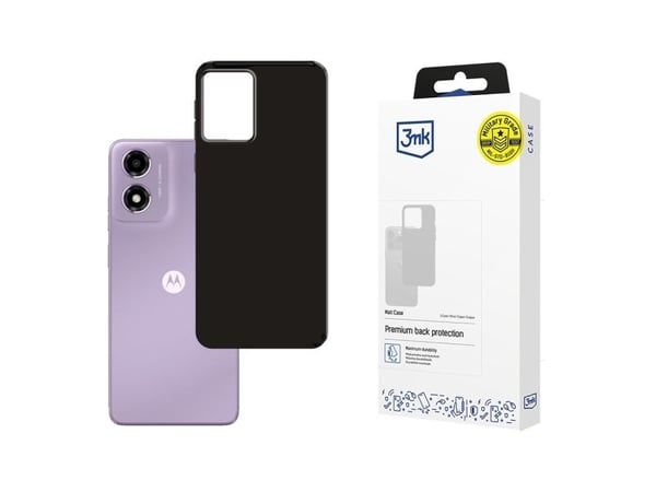 3MK 3MK Matt Case Motorola Moto E14/G04/G04S musta/musta