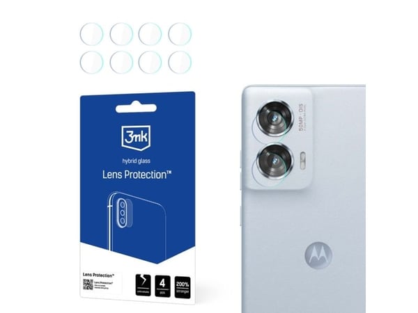 3MK Lens Protect for Motorola Edge 50 Fusion – beskyttelse for kameralinse, 4 stk