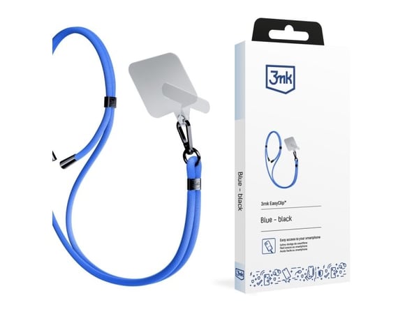 Puhelinlenkki - 3mk EasyClip - Sininen (musta)