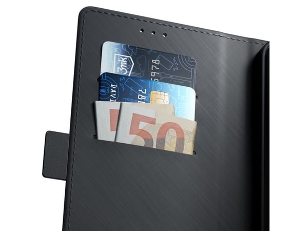 Hurtel 3mk wallet-skal för Realme 12 5G - svart