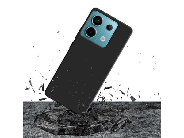 3MK Silikoni Case Xiaomi Redmi Note 13 Pro 5G musta/musta