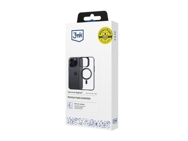 3MK 3mk suojakotelo Satin Armor MagCase varten iPhone 15 Pro Max