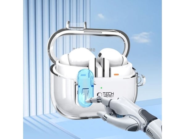 Tech-Protect FLEXAIR-skal för Samsung Galaxy Buds 3 / 3 Pro Clear