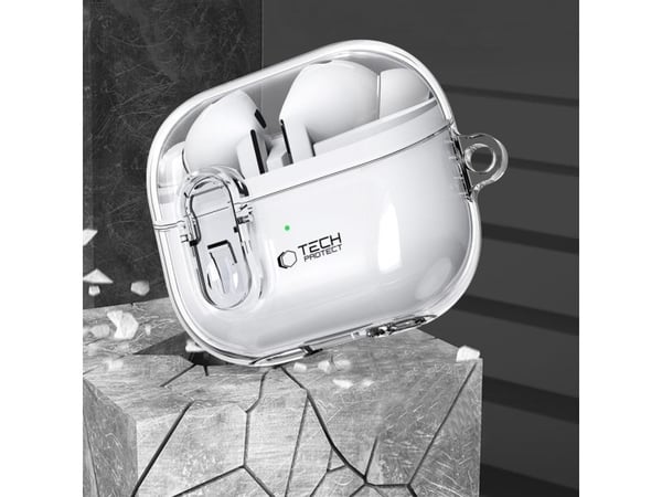 Tech-Protect FLEXAIR-skal för Samsung Galaxy Buds 3 / 3 Pro Clear