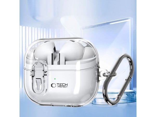 Tech-Protect FLEXAIR-skal för Samsung Galaxy Buds 3 / 3 Pro Clear