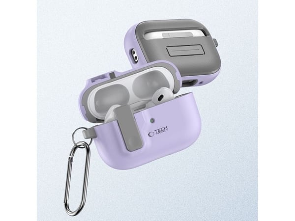 Tech-Protect TECH-PROTECT SLIM HOOK fodral för Apple AirPods Pro 1/2 lavender