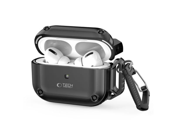 Tech-Protect TECH-PROTECT Rough Hook för Apple AirPods Pro 1/2 svart