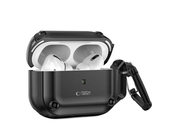 Tech-Protect TECH-PROTECT Rough Hook för Apple AirPods Pro 1/2 svart