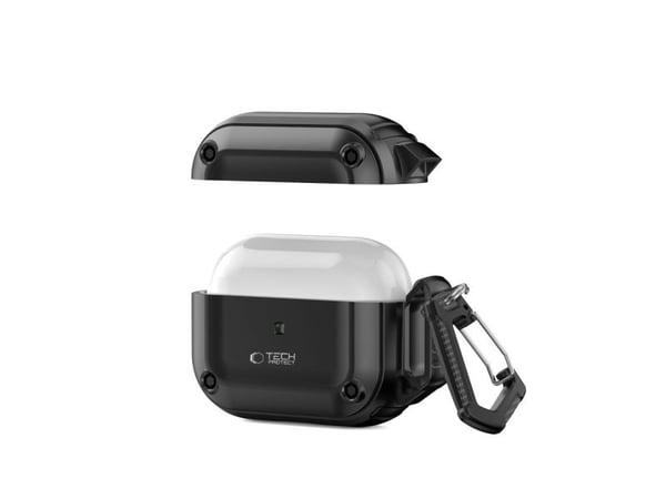 Tech-Protect TECH-PROTECT Rough Hook för Apple AirPods Pro 1/2 svart