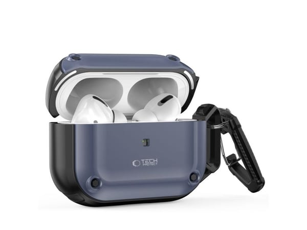 Tech-Protect TECH-PROTECT ROUGH HOOK för Apple AirPods Pro 1/2 stålblå