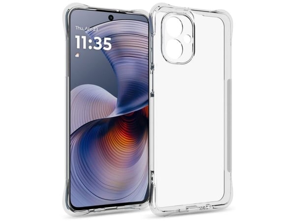 4kom.pl FlexAir Pro beskyttelsesdeksel for Motorola Moto G55 5G Clear