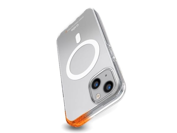 SBS D3O MagSafe -kotelo iPhone 15:lle - läpinäkyvä