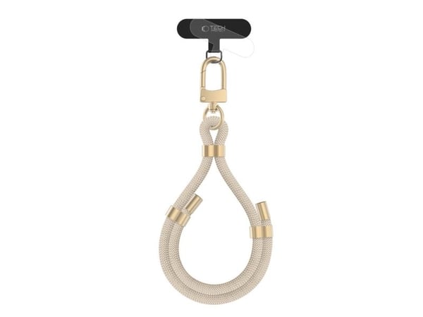 Tech-Protect C4S köysi rannekellon hihna beige/kultaa
