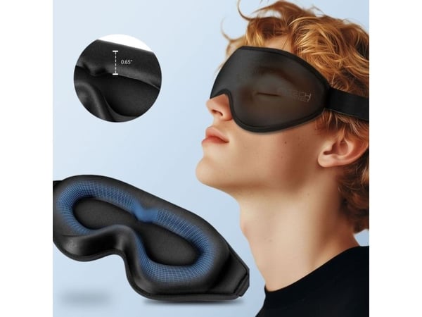 TECH-PROTECT EYESHADE sömnmask matt svart