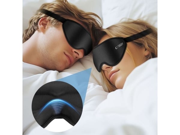 TECH-PROTECT EYESHADE sömnmask matt svart