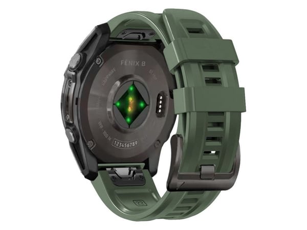 Tech-Protect silikondeksel til Garmin Fenix 5S / 5S PLUS / 6S / 6S PRO / 7S / 8 (43 mm) MILITARY GREEN