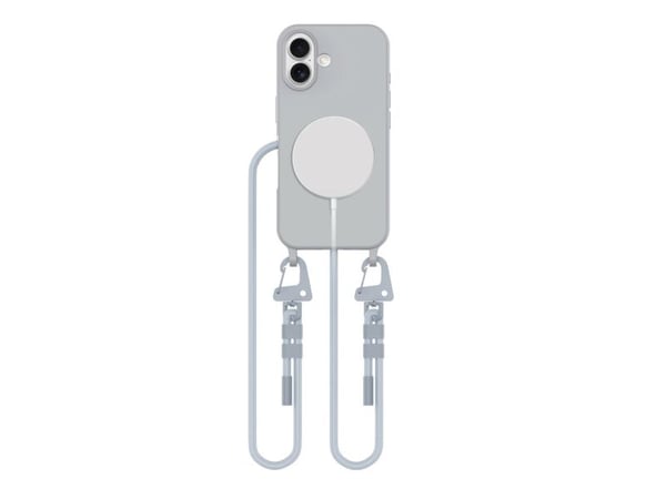 Tech-Protect MagNecklace MagSafe iPhone 16-etui - grå