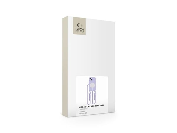 Tech-Protect MagNecklace MagSafe iPhone 15-etui - Lavendel