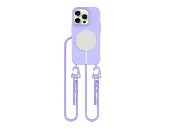 Tech-Protect MagNecklace MagSafe-deksel til iPhone 15 Pro - lavendel