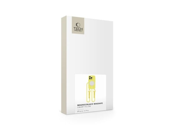 Tech-Protect MagNecklace MagSafe iPhone 15 Pro deksel - gul