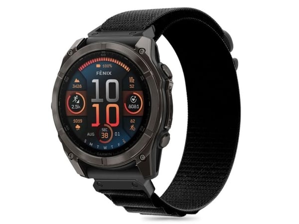 Tech-Protect TECH-PROTECT NYLON PRO GARMIN FENIX 5 / 6 / 6 PRO / 7 / 8 (47 MM) / E BLACK