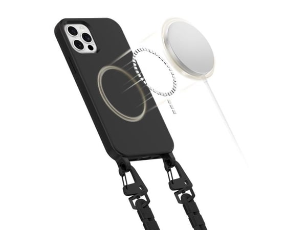 Tech-Protect MAGNECKLACE MagSafe iPhone 12 / 12 Pro svart