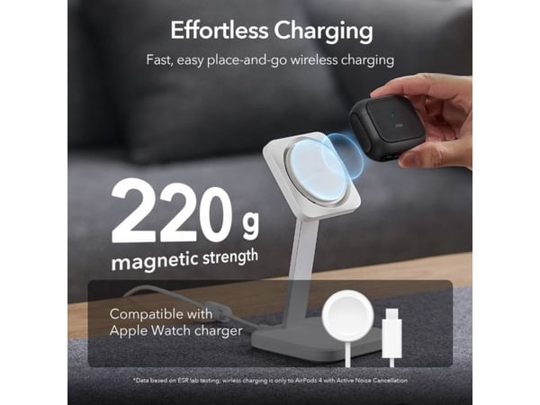 ESR MagSafe-hodetelefoner til Apple AirPods 4 – sort