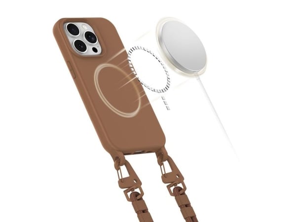 Tech-Protect MAGNECKLACE Magsafe iPhone 14 Pro chocolate brown
