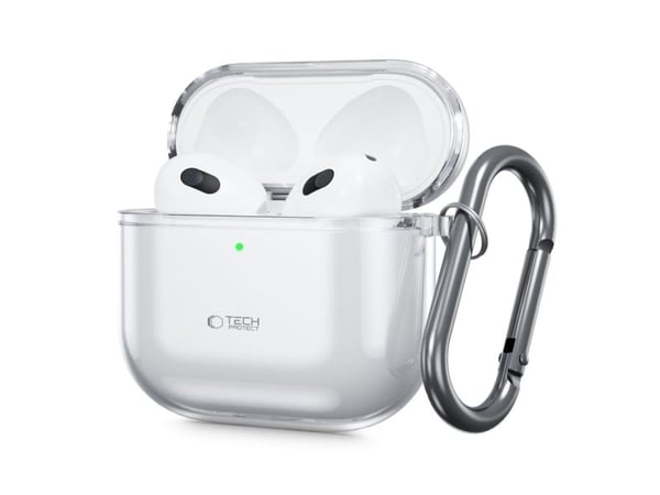Airpods 4 -latauskotelo Tech-Protect Flexair, läpinäkyvää