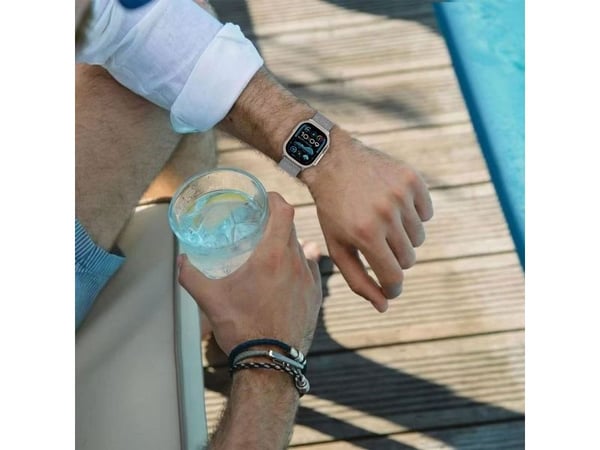 Tech-Protect MILANO Apple Watch 6 / 7 / 8 / 9 / 10 / SE / ULTRA 1 / 2 (44 / 45 / 46 / 49 mm) svart