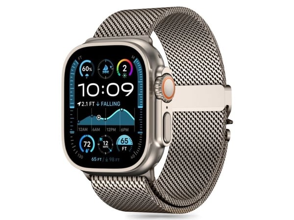 Tech-Protect TECH-PROTECT MILANO titanforside til Apple Watch 6 / 7 / 8 / 9 / 10 / SE / ULTRA 1 / 2 (44 / 45 / 46 / 49 mm)