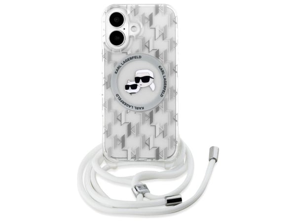Karl Lagerfeld IML crossbody monogram Karl & Choupette MagSafe-deksel til iPhone 16 - klar