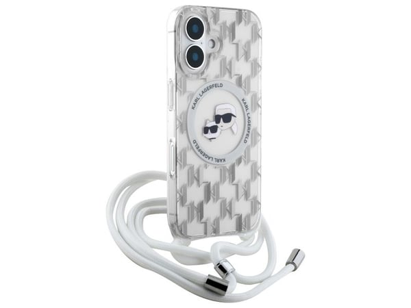 Karl Lagerfeld IML crossbody monogram Karl & Choupette MagSafe-deksel til iPhone 16 - klar
