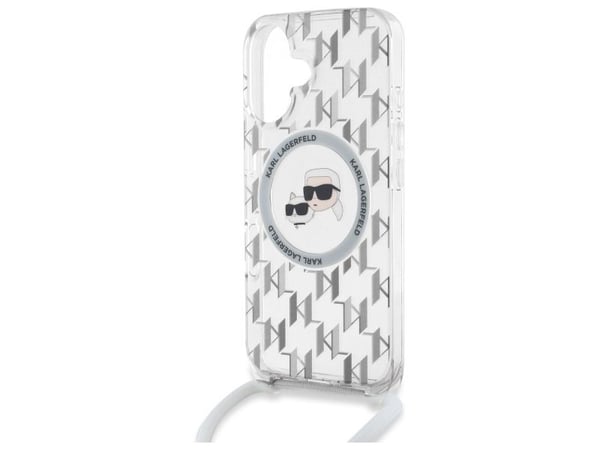 Karl Lagerfeld IML crossbody monogram Karl & Choupette MagSafe-deksel til iPhone 16 - klar
