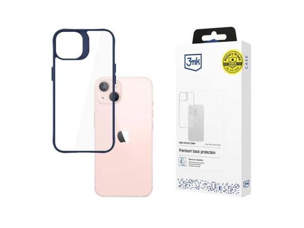 3MK Satin Armor Case+ iPhone 14 sininen/sininen