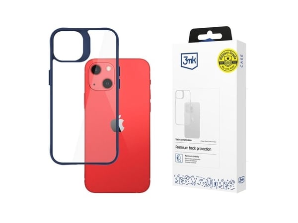3MK Satin Armor Case+ iPhone 13 sininen/sininen