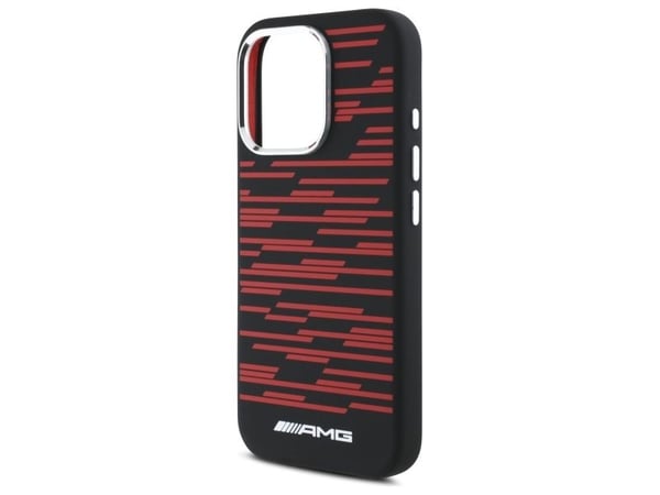 AMG Silicone Graphics MagSafe-etui for iPhone 16 Pro - svart