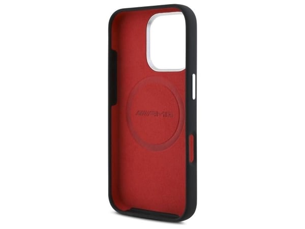 AMG Silicone Graphics MagSafe-etui for iPhone 16 Pro - svart
