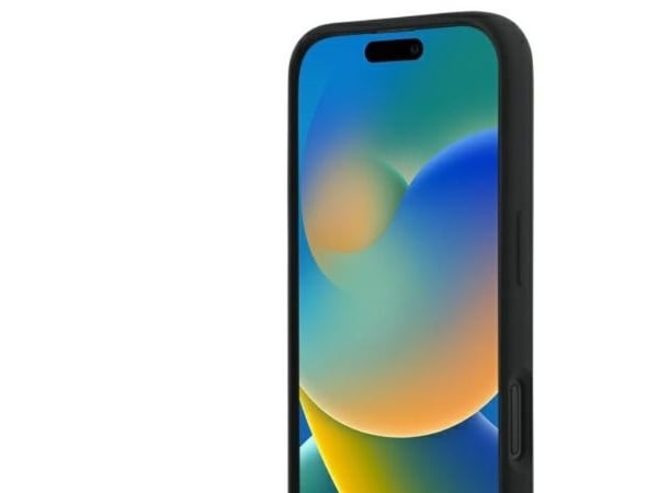 Deklas Mercedes AMG AMHMP16S2SCFR iPhone 16 6.1" juoda/juodas kovakotelo Ruutulippukuvio MagSafe