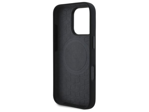 BMW BMHMP16X23SROK Apple iPhone 16 Pro Max 6.9" telefonveske svart farge M Silikontrykt Ring MagSafe